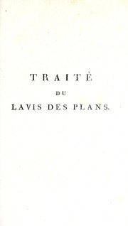 Traité du lavis des plans by L. N. Lespinasse