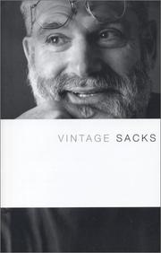Cover of: Vintage Sacks by Oliver Sacks
