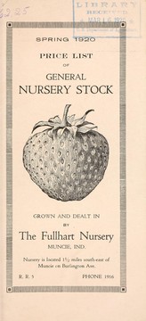 Cover of: Spring 1920: price list of general nursery stock