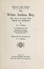 Cover of: The white Indian boy by Elijah Nicholas Wilson