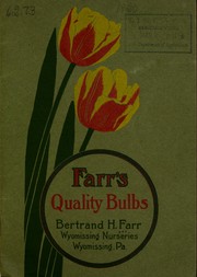 Cover of: Farr's quality bulbs