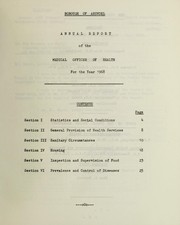 Cover of: [Report 1968] | Arundel (England). Borough Council