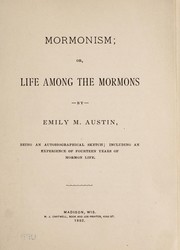Cover of: Mormonism, or, Life among the Mormons