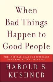 Cover of: When Bad Things Happen to Good People by Harold S. Kushner