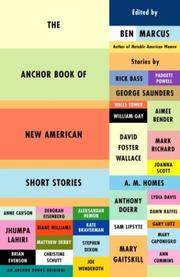 Cover of: The Anchor book of new American short stories