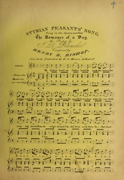 Cover of: Styrian peasants' song: sung in the opera entitled The romance of a day