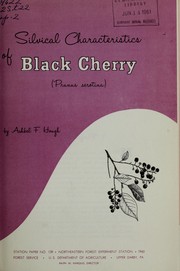 Silvical characteristics of black cherry by A. F. Hough