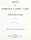 Cover of: History of Crawford County, Ohio and representative citizens