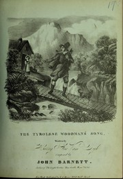 Cover of: The Tyrolese woodmans' song