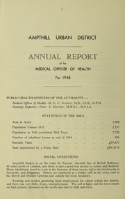 Cover of: [Report 1948]