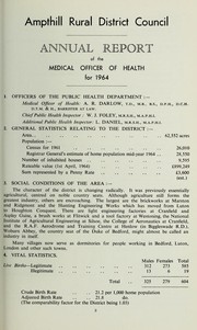 Cover of: [Report 1964]