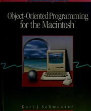 Cover of: Object-oriented programming for the Macintosh
