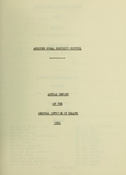 Cover of: [Report 1961]