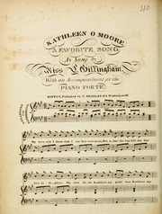 Cover of: Kathleen O. Moore: a favorite song as sung by Miss L. Gillingham with an accompaniment for the piano forte