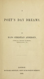 Cover of: A poet's day dreams. by Hans Christian Andersen