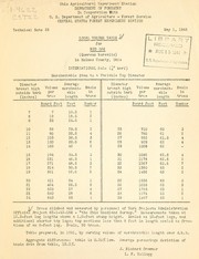 Cover of: Local volume table for red oak (Quercus borealis) in Holmes County, Ohio