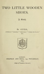 Cover of: Two little wooden shoes by Ouida