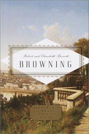 Cover of: Browning: Poems (Everyman's Library Pocket Poets)