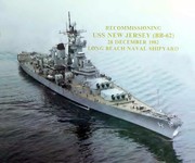 Recommissioning USS New Jersey (BB-62), 28 December 1982, Long Beach Naval Shipyard