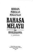 Cover of: Beberapa Persoalan Pengguna Bahasa Melayu Dan Penyelesaian by 