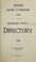 Cover of: Bucyrus, Galion and Crestline cities and Crawford County, Ohio, directory, 1900