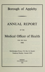 Cover of: [Report 1968]