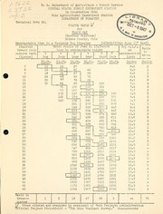 Volume table for black oak (Quercus velutina), Holmes County, Ohio by R. E. Emmer