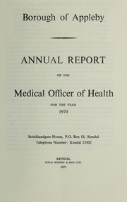 Cover of: [Report 1970]