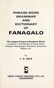 Fanagalo by J. D. Bold