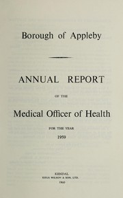 Cover of: [Report 1959]