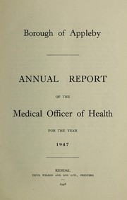 Cover of: [Report 1947]