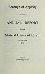 Cover of: [Report 1963]