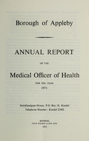 Cover of: [Report 1971]