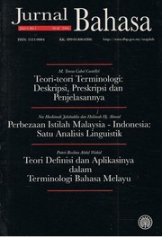 Cover of: Jurnal Bahasa Jilid 6 Bil.1 Mac 2006 by 