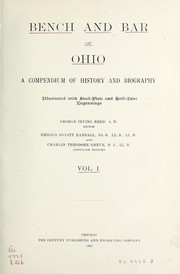 Cover of: Bench and bar of Ohio by George Irving Reed, George Irving Reed