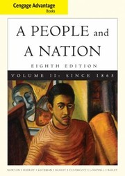 Cover of: A People And A Nation A History Of The United States