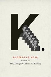 Cover of: K. | Roberto Calasso