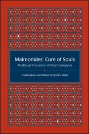 Cover of: Maimonides Cure Of Souls Medieval Precursor Of Psychoanalysis