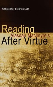 Cover of: Reading Alasdair Macintyres After Virtue