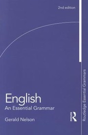 Cover of: English An Essential Grammar