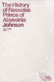 Cover of: The History Of Rasselas Prince Of Abyssinia