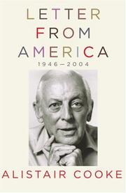 Cover of: Letter from America, 1946-2004 by Alistair Cooke