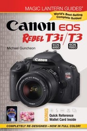 Cover of: Canon Eos Rebel T3i Eos 600d Eos Rebel T3 Eos 1100d