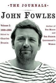Cover of: The Journals : Volume I by John Fowles