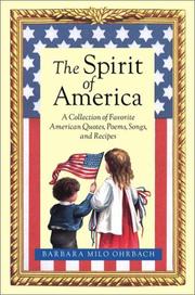 Cover of: The Spirit of America: Favorite American Quotes, Poems, Songs, and Recipes