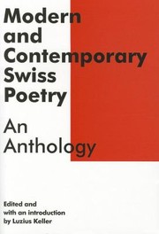 Cover of: Modern And Contemporary Swiss Poetry An Anthology by 