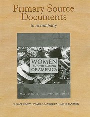 Cover of: Documents Collection For Women And The Making Of America Combined Volume by 