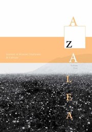 Cover of: Azalea Journal Of Korean Literature Culture