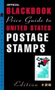 Cover of: The Official Blackbook Price Guide to U.S. Postage Stamps, 26th edition (Official Blackbook Price Guide to United States Postage Stamps)