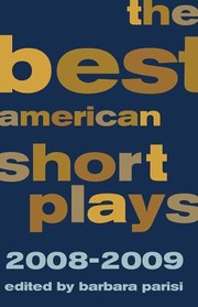 Cover of: The Best American Short Plays 2008-2009 by Barbara Parisi